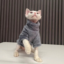 New Cat Clothes Hairless Cat Clothes Winter Thickening Warm Sphynx Cat Clothes Home Comfortable