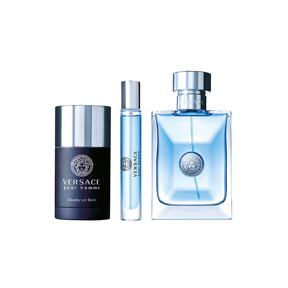 Versace Pour Homme Eau De Toilette 100ml Spray Gift Set