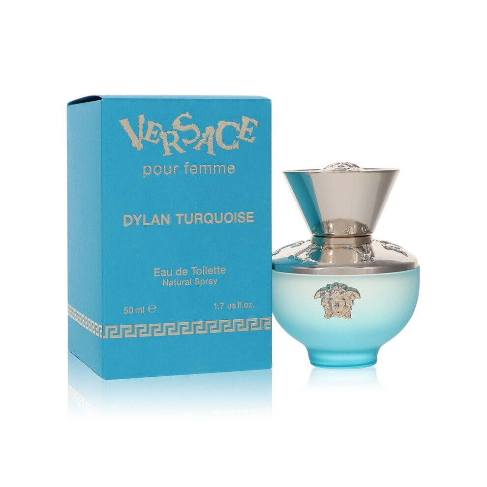Versace Pour Femme Dylan Turquoise by Versace Eau De Toilette Spray 1.7 oz