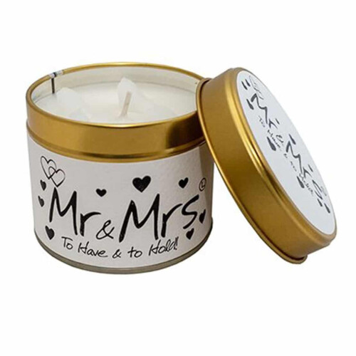 Lily-Flame Lily Flame Mr & Mrs Tin candle