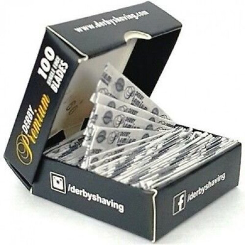 Derby Derby Premium Single Edge Razor Blades (100)
