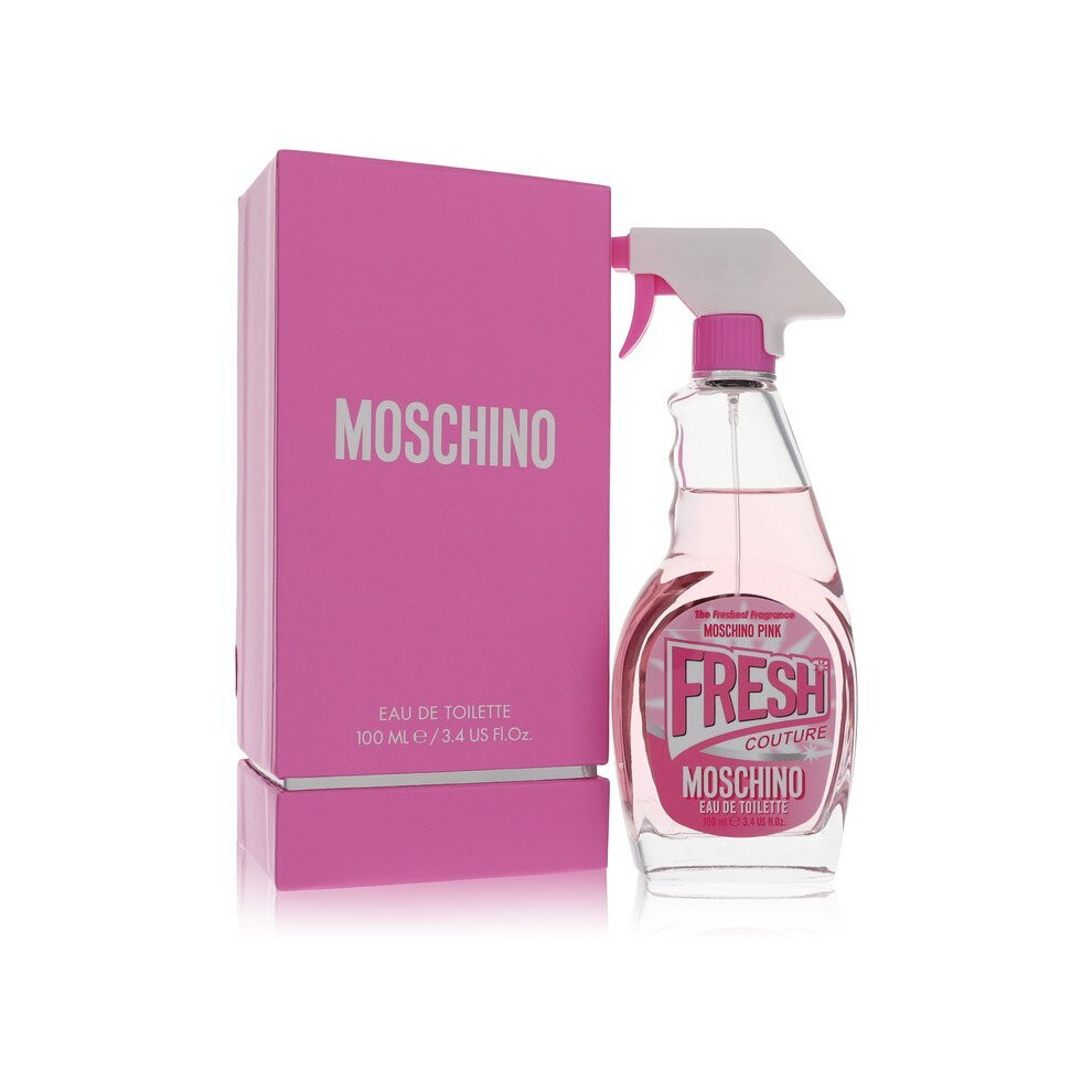 Moschino Fresh Pink Couture by Moschino Eau De Toilette Spray 3.4 oz