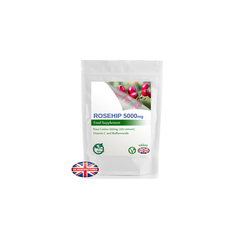 Vitaminute Rosehip Extract 5000Mg (100 Tablets) Osteoarthritis, Cholesterol (V)