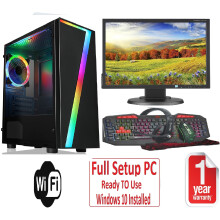 Fast Gaming PC Bundle - i5 16GB RAM 1TB GTX1050TI 4GB - WiFi - WARRANTY - CASE 7 - Refurbished