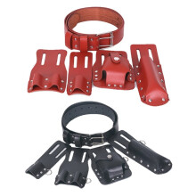 5 in 1 Leather Tool Belt Pouch Suitable for Water Electricians Decorator Perfect for Electrical