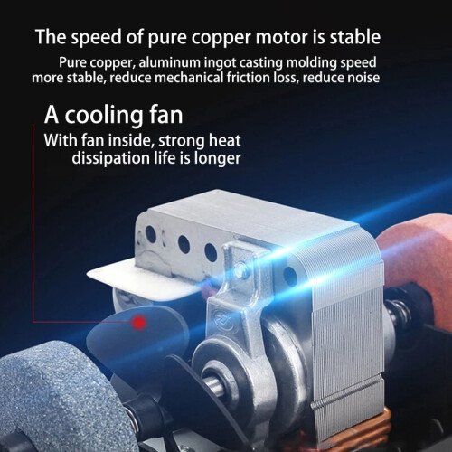Electric Knife Sharpener Multi-function Automatic Sharpener Grinder Tool Fast Knife Grinder Whe 2