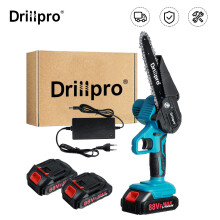 6 Inch Cordless Electric Saw Pruning ChainSaw Garden Tree Logging Trimming Saw Power Tools Comp