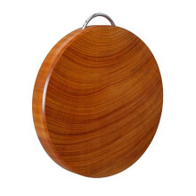 Iron Wood Cutting Board Antibacterial Anti-Mildew Double Sided Chopping Board Super Thick Round