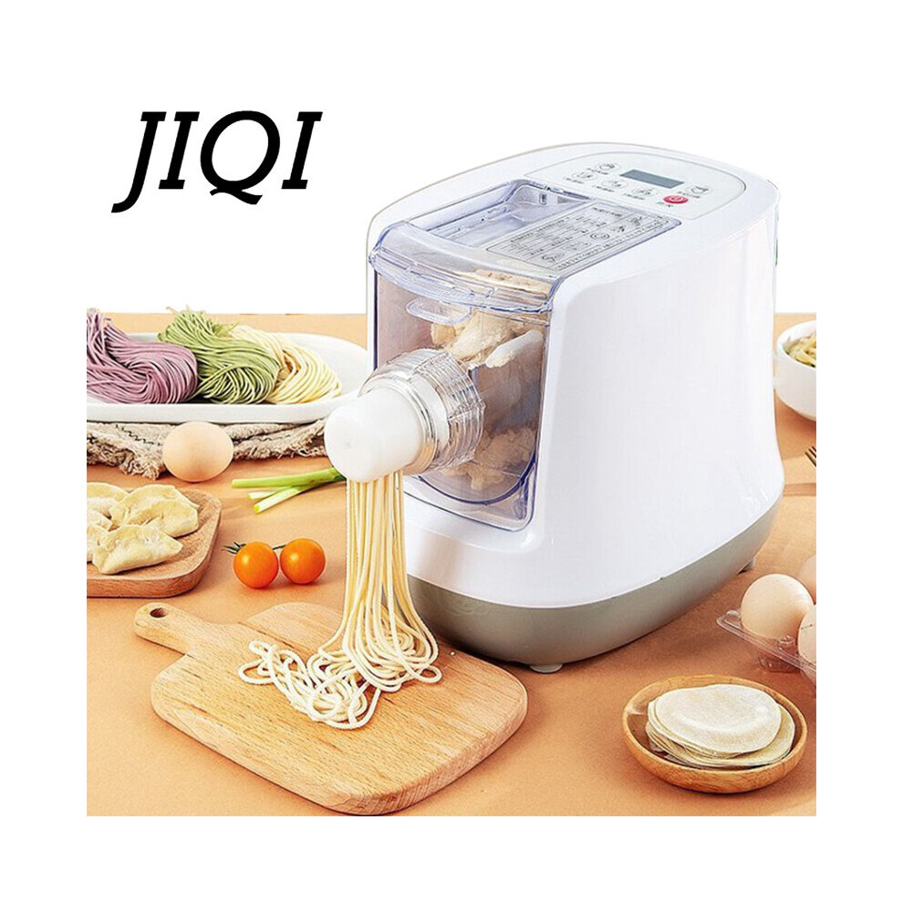 JIQI Electric Noodle Press Machine Spaghetti Pasta Maker Commercial Stainless Steel Dough Cutte