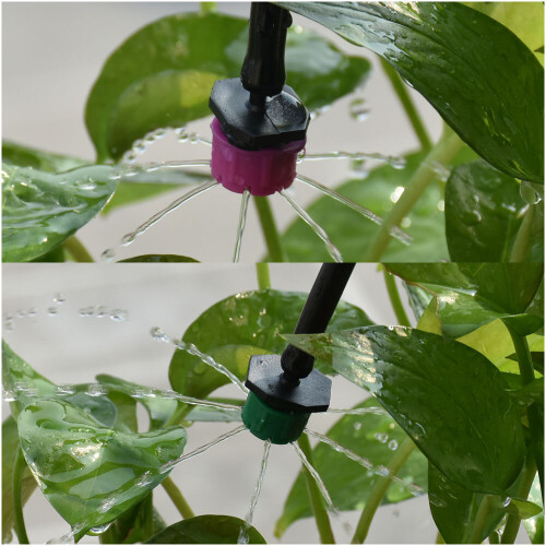 5-60M Automatic Garden Watering System with Adjustable Drip Irrigation, 4/7mm Hose Compatible, Water Timer Controller 1