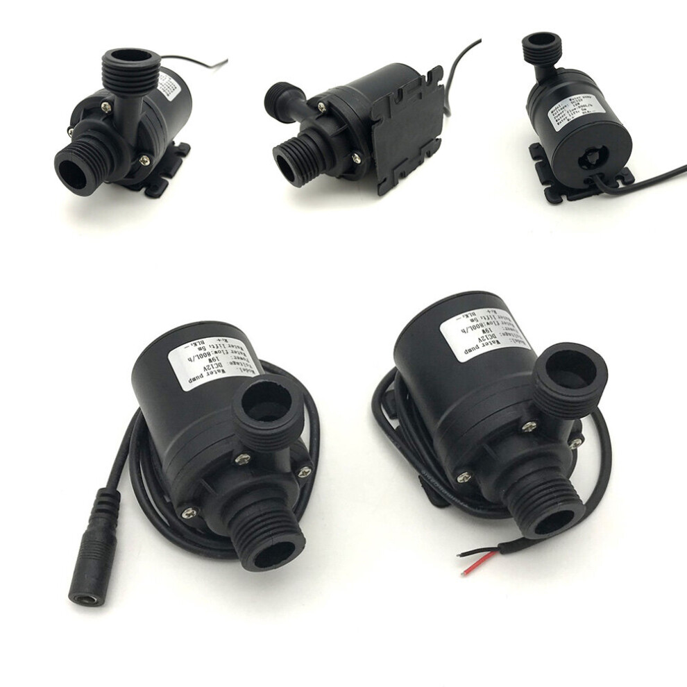 800L/H 5m DC 12V 24V Solar Brushless Motor Water Circulation Watering Washing Pump Submersible