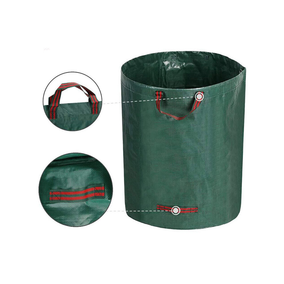 Large Outdoor Garbage Can Garden Waste Bag Yard Trash Organic Container Compost Grass Leaf Coll