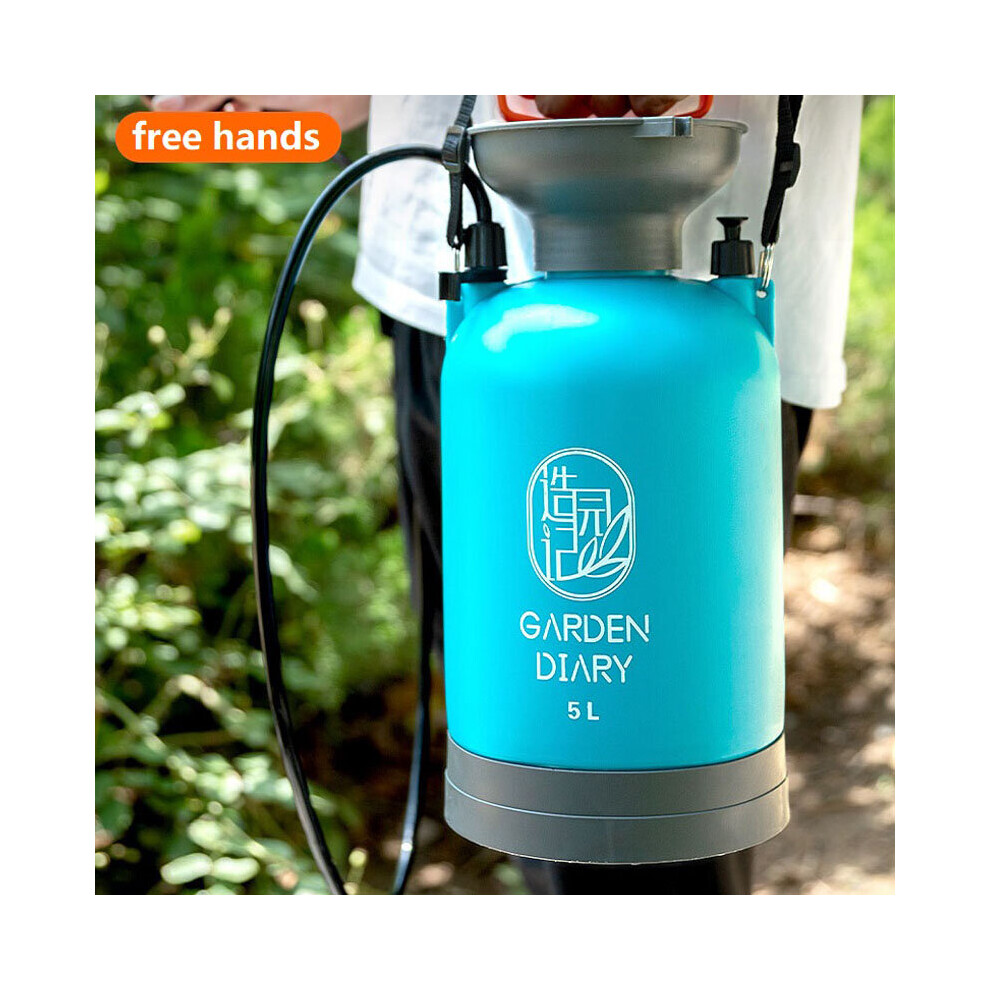 5L Garden Pressure Sprayer Irrigation Flower Plant Watering Can Pesticide Fertilizer Spray Tool