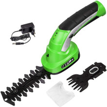 7.2V Electric Trimmer 2 in 1 Lithium-ion Cordless Garden Tools Hedge Trimmer Rechargeable Hedge
