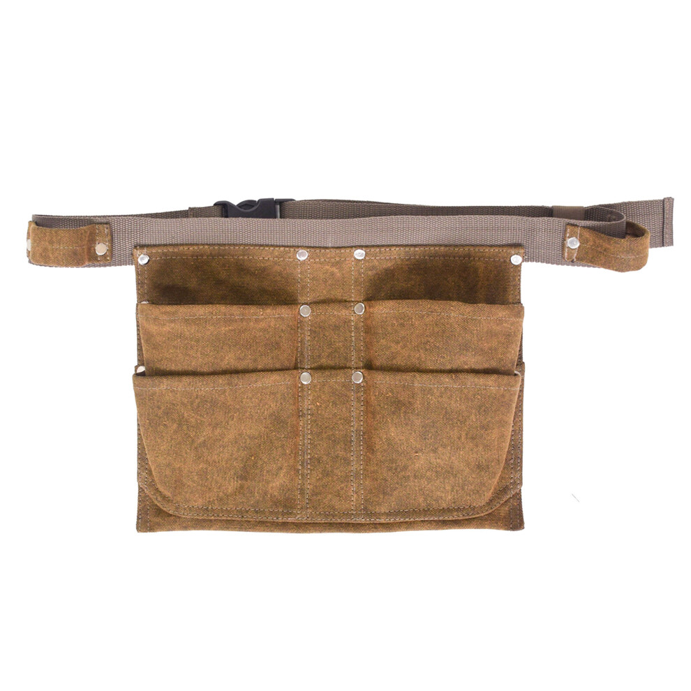 Portable Pocket Pouch Tool Belt Bag Carpenters Canvas Garden Screwdriver Repair Tools Multifunc 729601638725