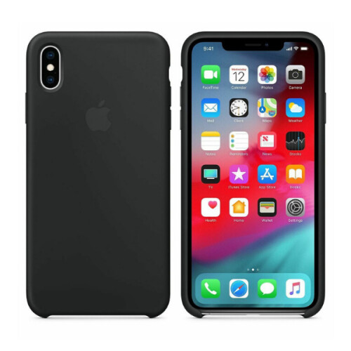 Apple Apple Silicone Case for Apple iPhone XS Max - Black - MRWE2ZM/A