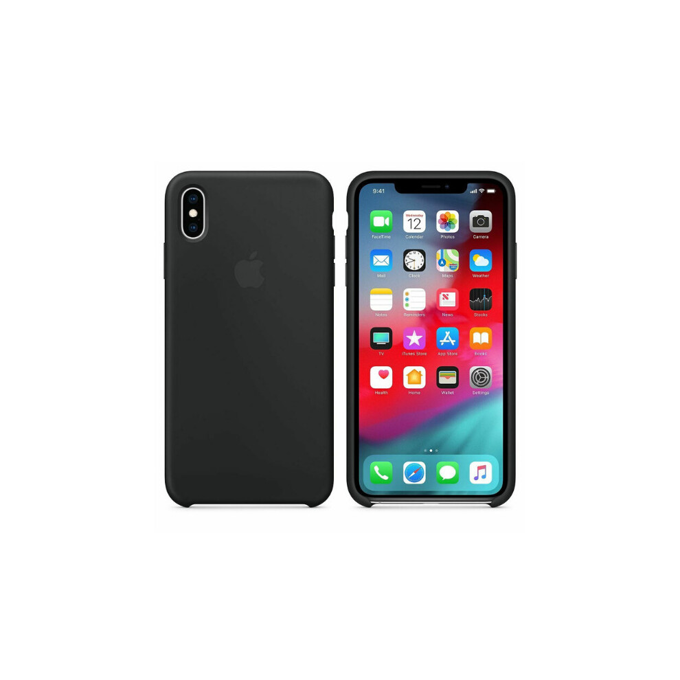 Apple Silicone Case for Apple iPhone XS Max - Black - MRWE2ZM/A