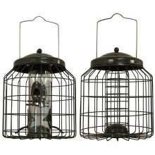 Squirrel Proof Hanging Bird Seed & Fatball Feeders (Set of 2)