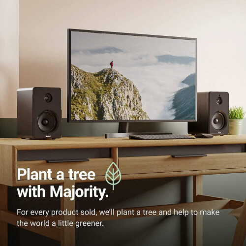 Majority D40 Bookshelf Speakers - Black 2