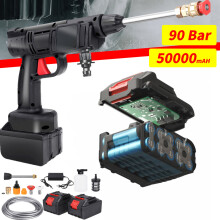 90BAR Wireless Car Washer High Pressure Car Wash Washer Gun For Makita 18V Battery 2000W Washer