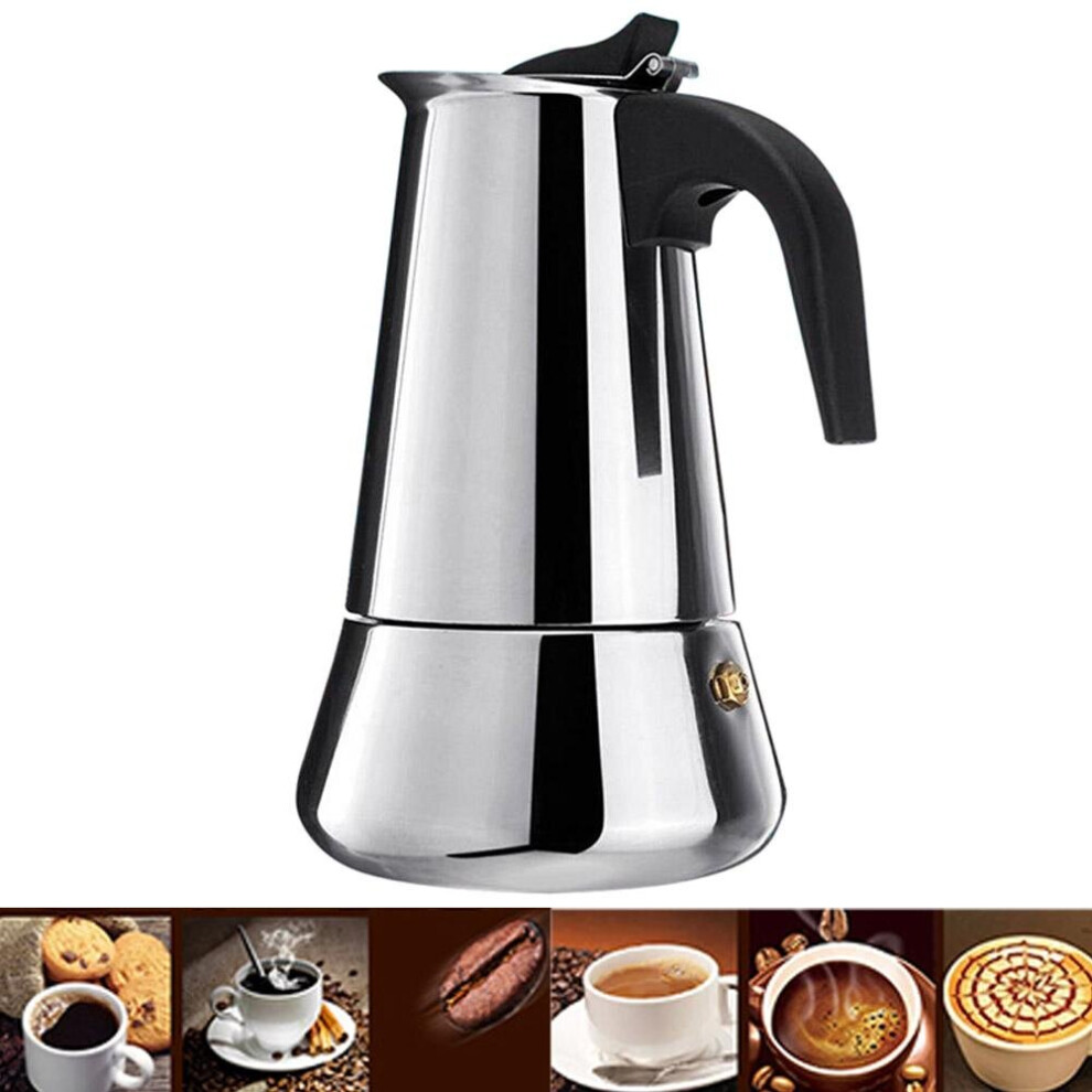 Stainless Steel Coffee Maker Coffee Pot Moka Pot Geyser Coffee Makers Kettle Coffee Brewer Latt