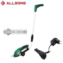 ALLSOME 2 In 1 7.2V Electric Grass Hedge Trimmer Battery Rechargeable Shear Hedger Motor Garde