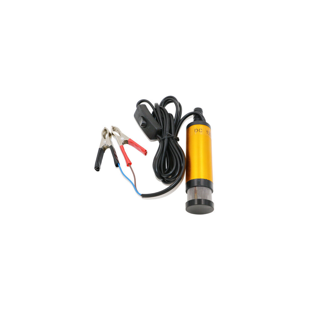 Portable Mini 12V 24V DC Electric Submersible Pump For Pumping Diesel Oil Water Aluminum Alloy