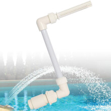 Swimming Pool Waterfall Fountain Nozzle Tube Connector Head Kit Water Pond Joint Floating Devic