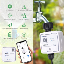 Bluetooth Wifi Gateway Water Timer Drip Smart Irrigation System APP Remote Control Auto Waterin