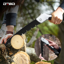 DTBD Folding Cutting Hand Folding Mini Saw with TPR Handle Collapsible Saw for Wood Camping Dry