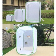 Foldable Insect Habitat Cage Seedling Plant Light Transmission Net Tent Greenhouse TB Sale