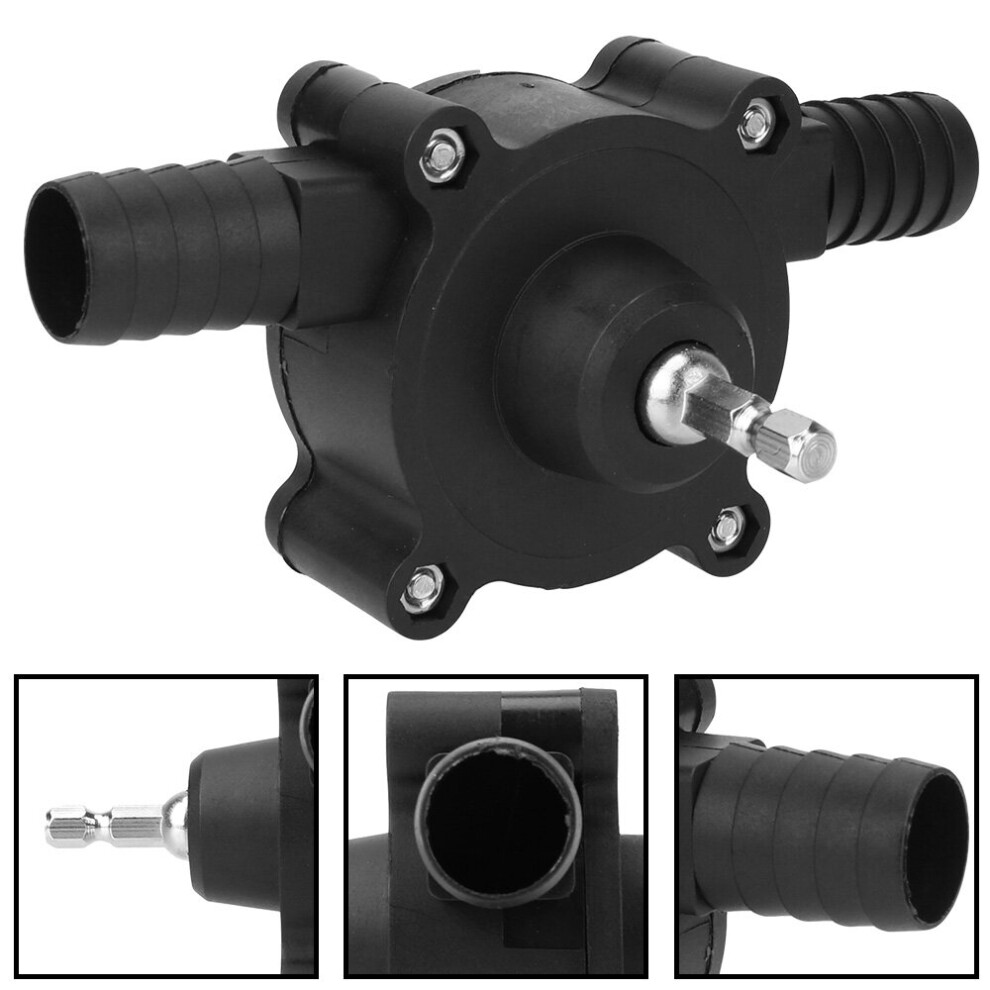 Electric Drill Pump Portable Mini Hand Self-Priming Liquid Transfer Pumps Diesel Oil Fluid Wate 729601635687