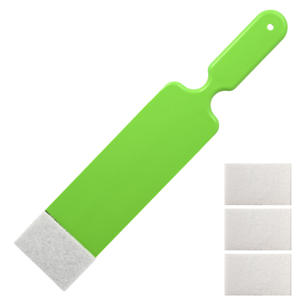 Foshio Long Reach Bulldozer Squeegee Plastic Handled Scraper For Vinyl Wrapping Windshield Clea Grey/White/Green 729601701818
