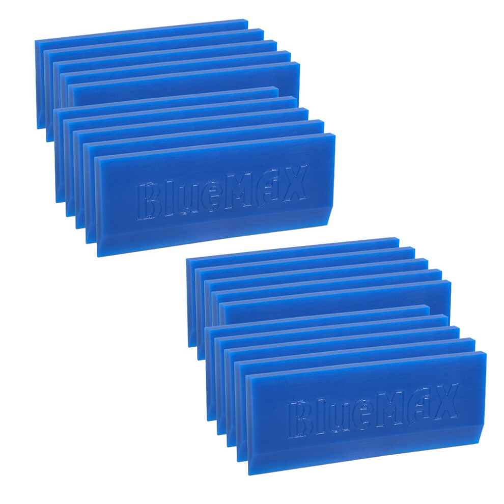 Foshio 20/30Pcs Spare Rubber Blades Car Glass Cleaning Ice Scraper Metal Handle Window Film Tin 729601706899