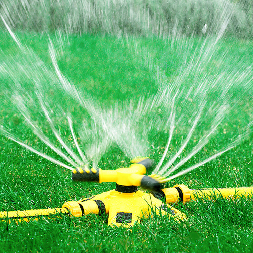 Garden Lawn Sprinkler 360 Degree Automatic Rotating Yard Garden Large Area Coverage Water Sprin
