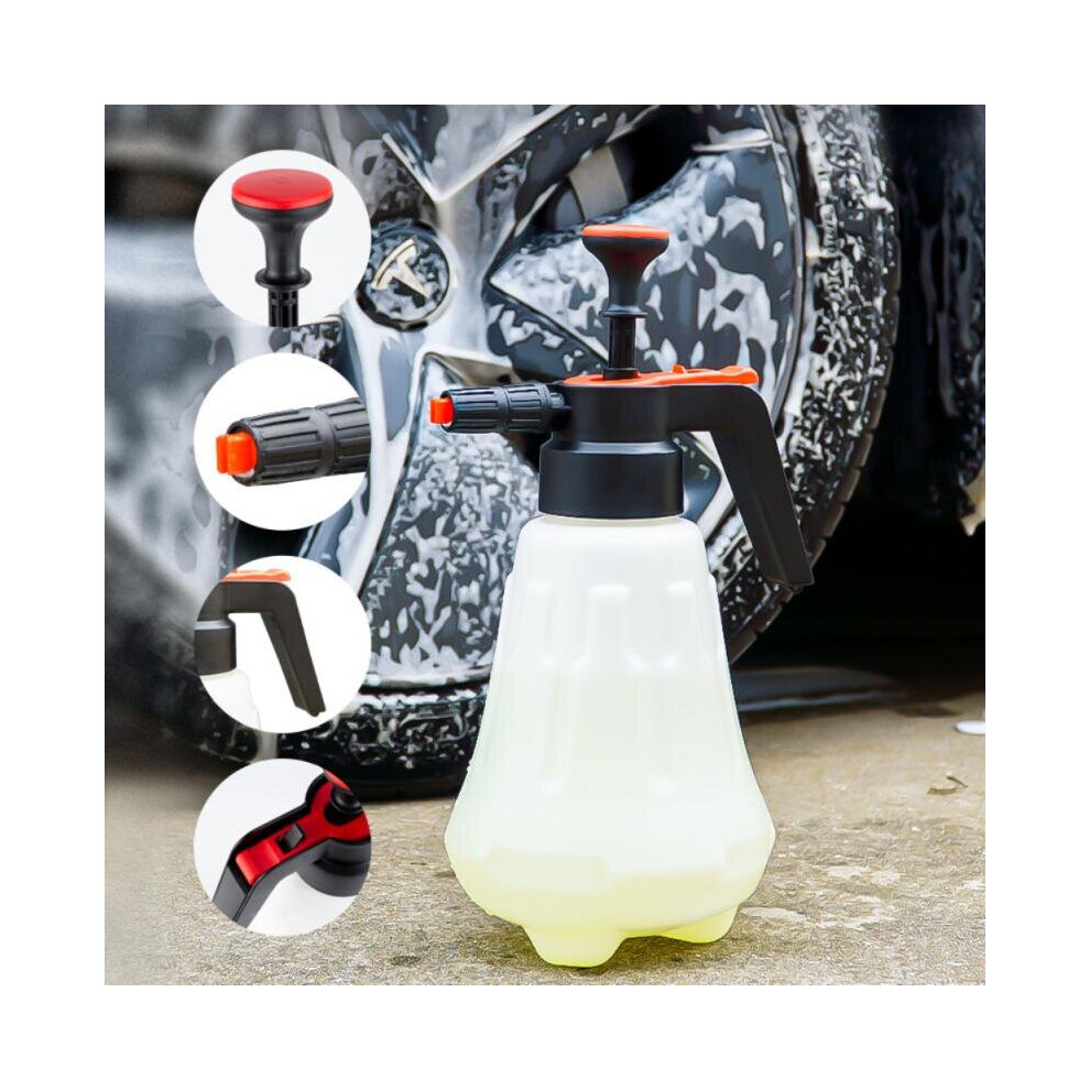 1.5/2L Car Washing Foam Can Sprayer Fan Shaped Spray Kettle Auto Vehicle Washer Air Pressure Sp 729601701610