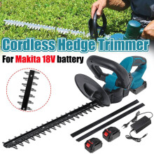 18V Hedge Trimmer Cordless Brushless Hedge Trimmer 2800r/minWeeding Shear Pruning Saw Woodworki