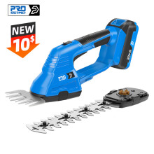 2 in 1 Electric Hedge Trimmer 20V Cordless Lawn Mower Battery Pruner Garden Tools Shears Shrub