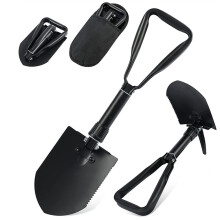 High Carbon Steel Shovel Multifunctional Foldable Shovels Outdoor Military Portable Camping To