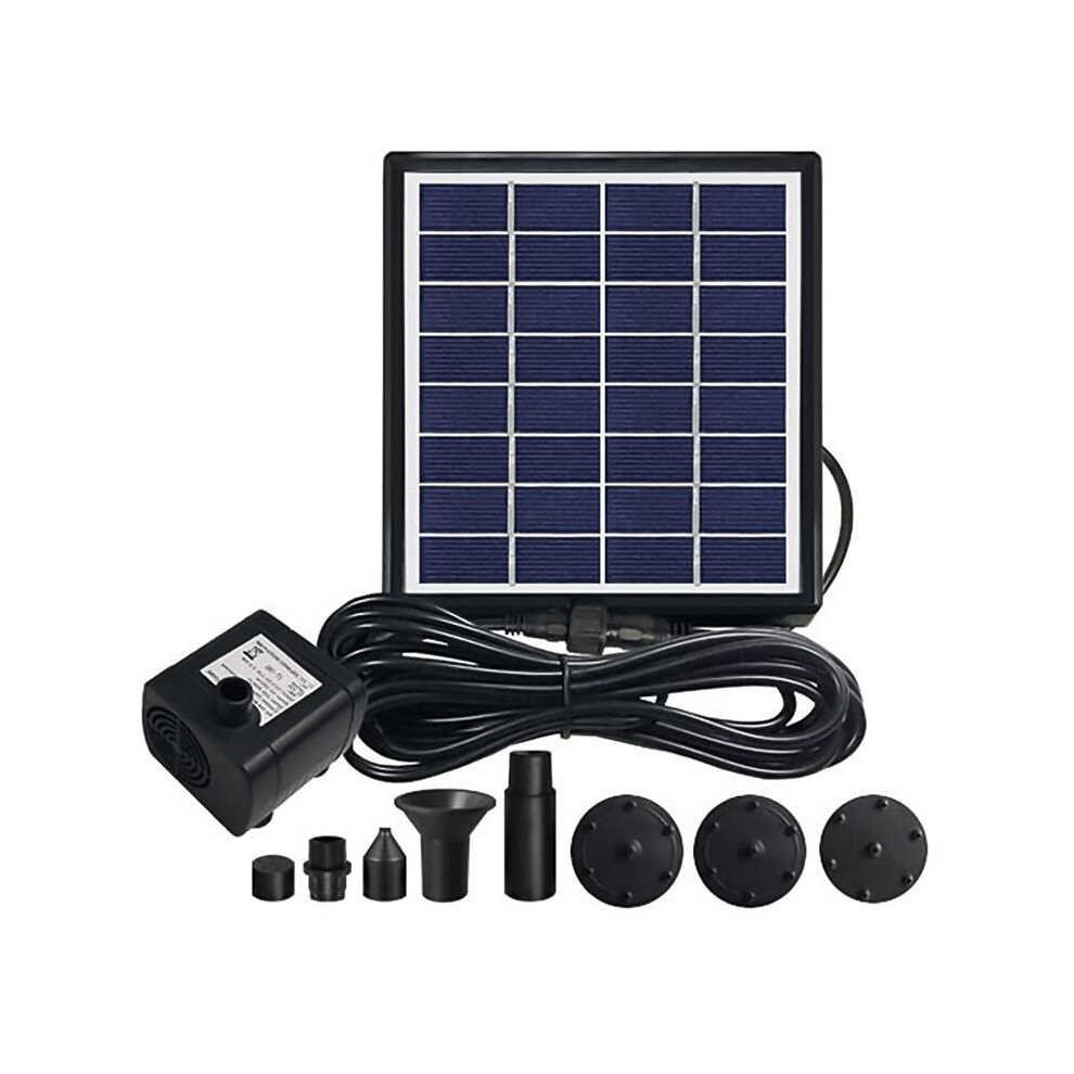 Waterproof Solar Water Fountain Pump Floating Fish Tank Pond Fountain Courtyard Decora Suitable