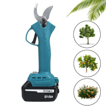 4 Gear Cordless Pruner Shear Fruit Tree Bonsai Pruning Hedge Trimmer 15000mAh Li Battery Compat
