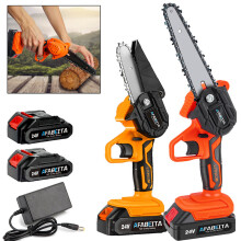 1200W 4in 6in Removable Mini Pruning Electric Chainsaw With 21V Lithium Battery Woodworking Too