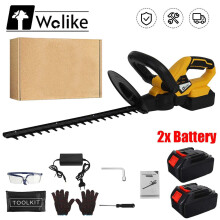 388VF Electric Cordless Household Trimmer Hedge Trimmer Electric Trimmer Pruning Saw with Blade