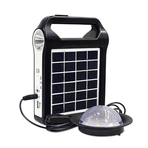 1pc For Outdoor Solar Generator System Panel Light  USB Port Solar Cell Polysilicon LED Light F 2