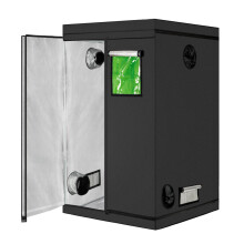 48"x 48"x 78" Dismountable Hydroponic Grow Tent with Observation Window and Floor Tray for Indo