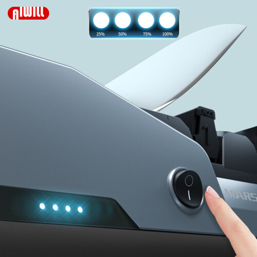 AIWILL Electric Automatic Knife Sharpener USB Recharging Kitchen Knives Sharpening Tool Diamond 1