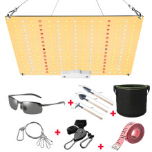 LED Grow Light 800W Samsung LM281b+ Diodes Quiet Fanless Full Spectrum Grow Light High PPFD For