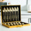 24Pcs Gold Dinnerware Set Stainless Steel Tableware Set Knife Fork Spoon Flatware Set Christmas 2