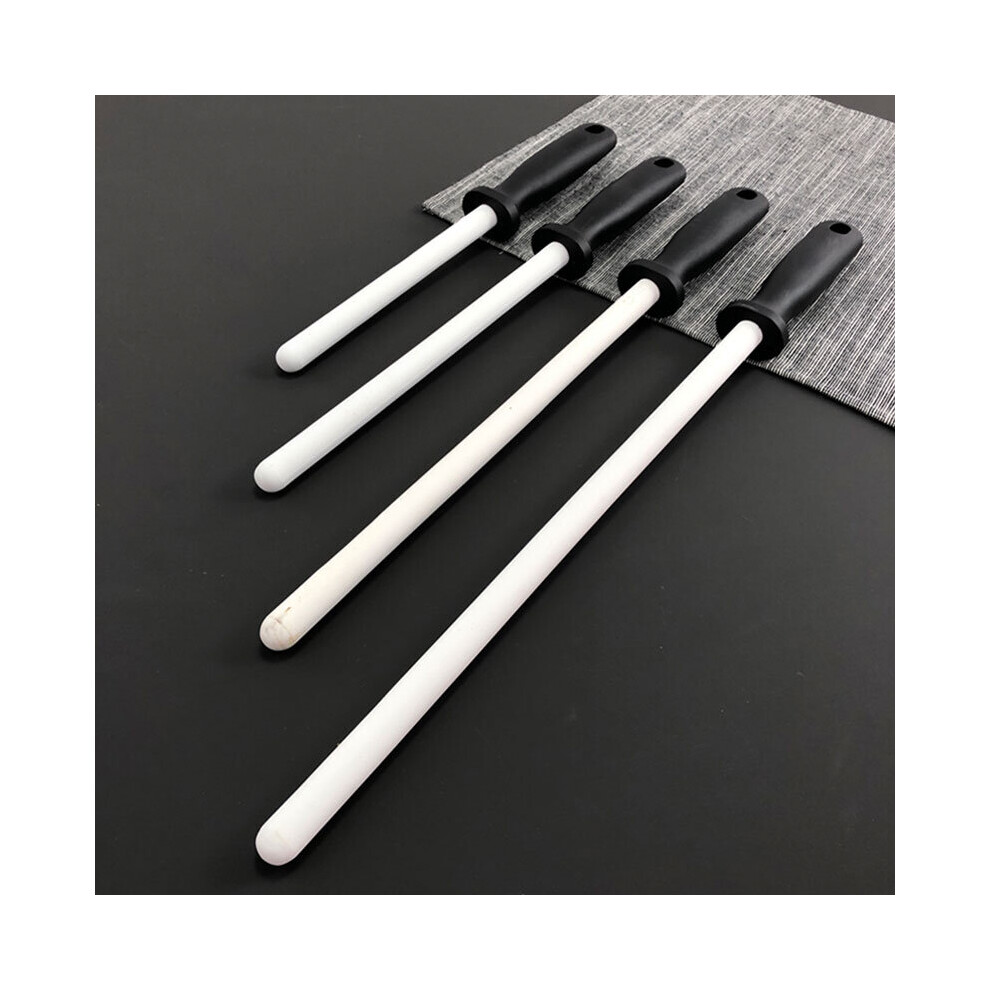 6-12 Inch Ceramic Sharpening Stone Musats Stick Rod Knife Sharpener Grinding Honing Kitchen Acc 729601618642