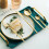 24Pcs Gold Dinnerware Set Stainless Steel Tableware Set Knife Fork Spoon Flatware Set Christmas 4
